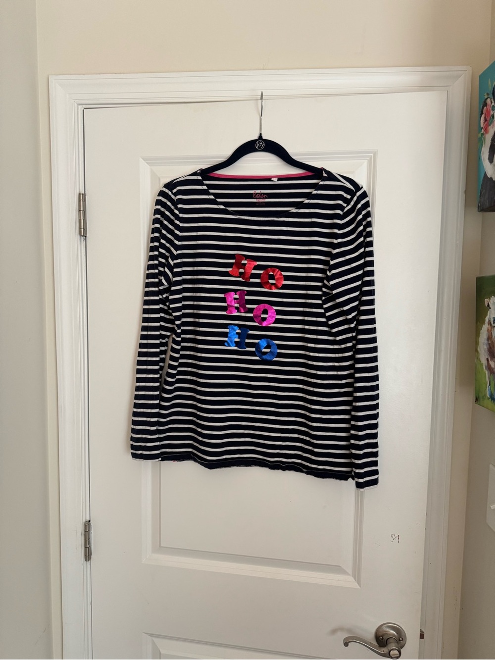 Boden ho ho ho top size 12